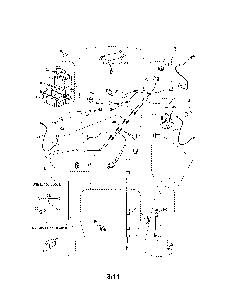 Electrical Diagram and Parts List for 917240440  Husqvarna Lawn Tractor