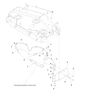 Accessories Mulch Kits Diagram and Parts List for IZ5225TXPKOA (968999307)(2007-04) Husqvarna Lawn Mower