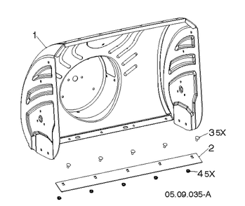 Auger Housing And Impeller 3 Diagram and Parts List for ST327 (96193012700)(2018-03) Husqvarna Snow Blower