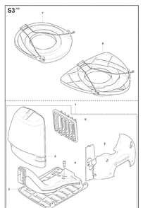 Accessories 2 Diagram and Parts List for 355FXT 20073100001-20082700000 Husqvarna Brush Cutter