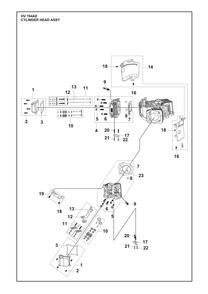 Part Location Diagram of 546495401 Husqvarna Gasket