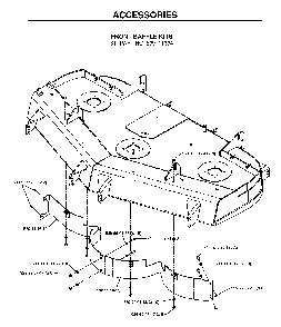 Accessories Diagram and Parts List for BZ34C (968999316)(2006-04) Husqvarna Lawn Tractor