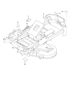 Decals Diagram and Parts List for MZ52 (967277401)(2013-07) Husqvarna Lawn Mower