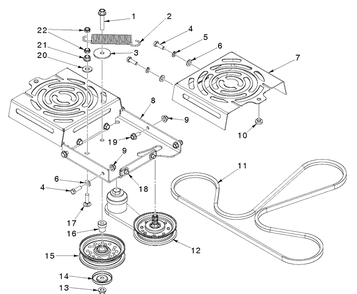 Hydraulic Frame Diagram and Parts List for MZ54 (97045580100)(2019-12) Husqvarna Lawn Mower