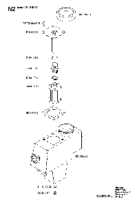 Oil Tank Diagram and Parts List for RIDERPRO18AWD (953536601)(2005-03) Husqvarna Lawn Tractor