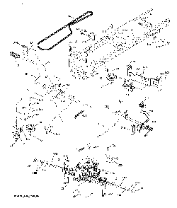 Drive Diagram and Parts List for LTH1742T (96041006703)(2010-01) Husqvarna Lawn Tractor