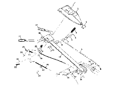 Handle And Controls Diagram and Parts List for CRTH550 (954140064B)(1999-03) Husqvarna Tiller
