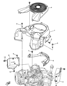 Part Location Diagram of 596850001 Husqvarna Shroud