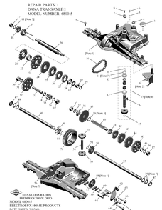 Part Location Diagram of 502477901 Husqvarna Axle, Rh