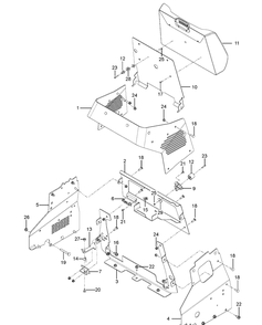 Part Location Diagram of 589500702 Husqvarna Bracket