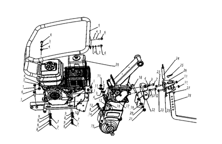 Part Location Diagram of 587981301 Husqvarna Engine