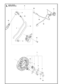 Part Location Diagram of 577335501 Husqvarna Code xc23