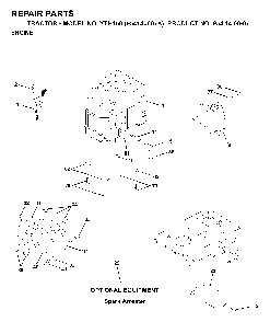 Engine Diagram and Parts List for YTH150 (954140007A, 954140007)(1997-01) Husqvarna Lawn Tractor