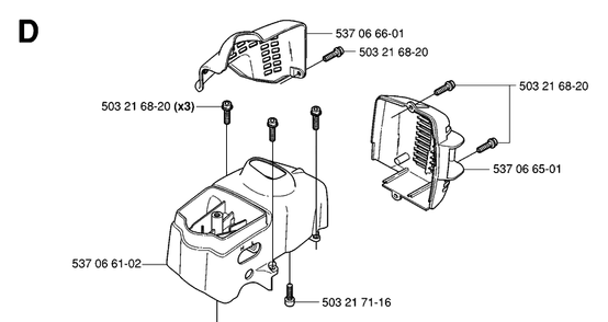Cover 2 Diagram and Parts List for 326P 20062800001-20081199999 Husqvarna Pole Saw