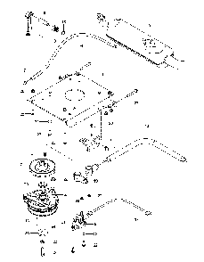 Engine Plate Diagram and Parts List for P-ZT4822CA (966663801)(2011-11) Husqvarna Lawn Tractor