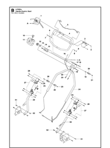 Part Location Diagram of 583936901 Husqvarna Lever
