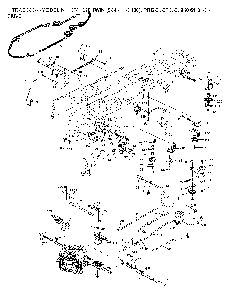 Drive Diagram and Parts List for CTH220TWIN (96061019100, 960610191)(2007-04) Husqvarna Lawn Tractor