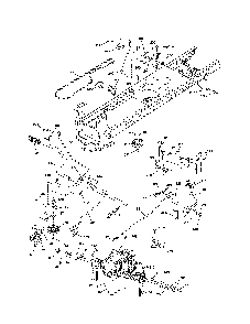 Drive Diagram and Parts List for 917240440  Husqvarna Lawn Tractor