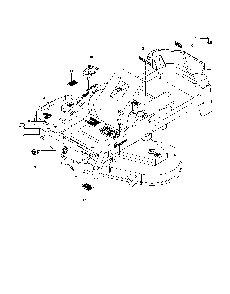 Decals Diagram and Parts List for MZ6128BF 966663702-00, 2014-09 Husqvarna Lawn Tractor