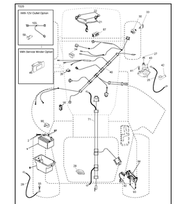 Electrical Diagram and Parts List for LT2213 (96041007903)(2011-03) Husqvarna Lawn Tractor