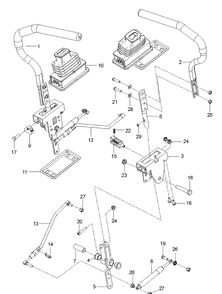 Steering 2 Diagram and Parts List for Z142 (96792480100)(2018-10) Husqvarna Lawn Mower