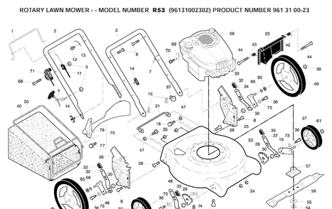 Part Location Diagram of 583344301 Husqvarna Kit