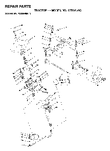 Steering Diagram and Parts List for GTH2250C (954567093)(2001-05) Husqvarna Lawn Tractor