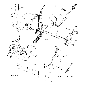 Mower Lift / Deck Lift Diagram and Parts List for LTH1742T (96041006703)(2010-01) Husqvarna Lawn Tractor