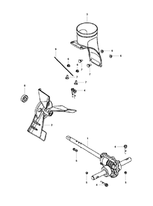 Auger Housing And Impeller 2 Diagram and Parts List for ST430 97052960100 Husqvarna Snow Blower