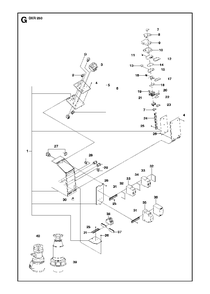 Electrical Diagram and Parts List for DXR250 (11)(2010-09) Husqvarna Demolition Hammer
