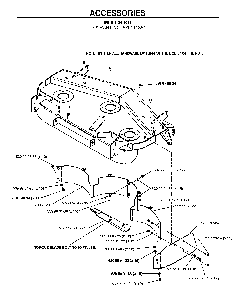 Accessories Diagram and Parts List for BZ34C (968999316)(2006-04) Husqvarna Lawn Tractor