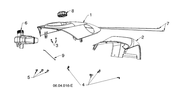 Cover 2 Diagram and Parts List for ST111 (96183000200)(2014-07) Husqvarna Snow Blower