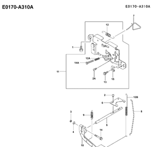 Carburetor Details 2 Diagram and Parts List for FH641V 2002-06 Husqvarna Engine