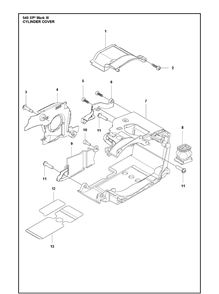 Part Location Diagram of 531435201 Husqvarna Lid