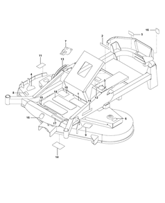 Decals Diagram and Parts List for MZ61 (967277502)(2013-11) Husqvarna Lawn Mower