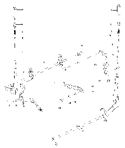 Brake / Rear Mower Lift Diagram and Parts List for EZ24TCE (966659701)(2010-12) Husqvarna Lawn Tractor