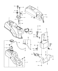 Part Location Diagram of 576660702 Husqvarna Assembly