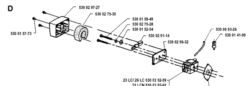 Part Location Diagram of 530029632 Husqvarna Air Filter Plate