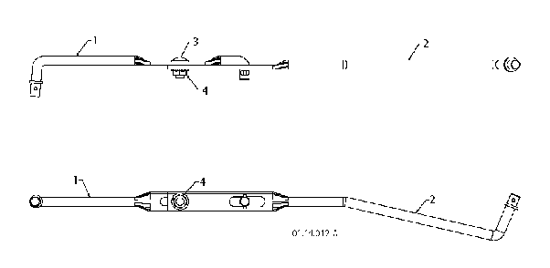 Handle Diagram and Parts List for 11527SB96193006400 2010-06 Husqvarna Snow Blower