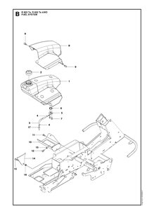 Part Location Diagram of 504800007 Husqvarna Fuel Hose