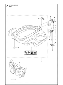 Part Location Diagram of 580351901 Husqvarna Shield