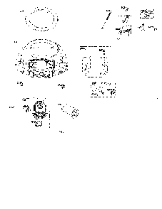 Blower housing/air cleaner Diagram and Parts List for 96045005700  Husqvarna Lawn Tractor