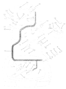 Electrical Diagram and Parts List for LR120 (954000412-B)(1992-10) Husqvarna Lawn Tractor