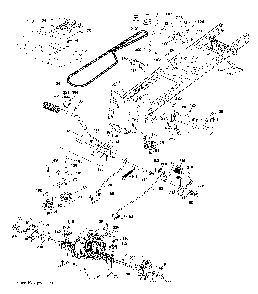 Drive Diagram and Parts List for YTH2754T (96041022100)(2010-12) Husqvarna Lawn Tractor