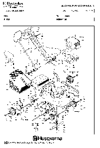 Product Complete Diagram and Parts List for R153S 9538465-09, 2004-03 Husqvarna Lawn Mower