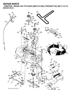 Part Location Diagram of 532400808 Husqvarna Deck Shell