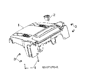 Console base Diagram and Parts List for 96193009604  Husqvarna Snow Blower
