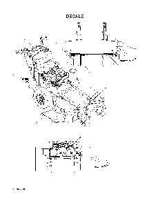 Decals Diagram and Parts List for WH3615966947001 2008-08 Husqvarna Lawn Mower
