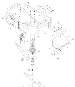 Part Location Diagram of 522478201 Husqvarna DECK W DECALS, 36