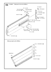 Guards 1600mm Diagram and Parts List for WS482HF (00000001275 - 20134501536)(2012-07) Husqvarna Circular Saw